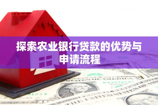 高树探索农业银行贷款的优势与申请流程