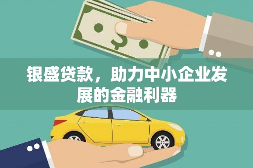 高树银盛贷款，助力中小企业发展的金融利器