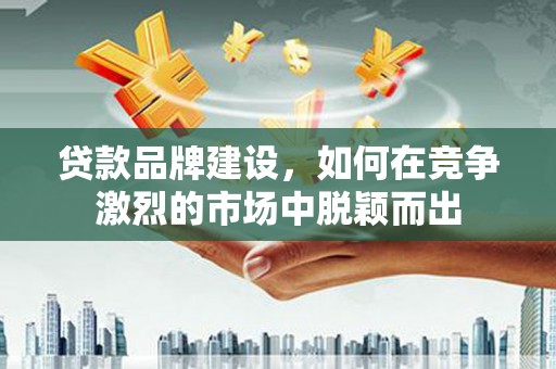 高树贷款品牌建设，如何在竞争激烈的市场中脱颖而出