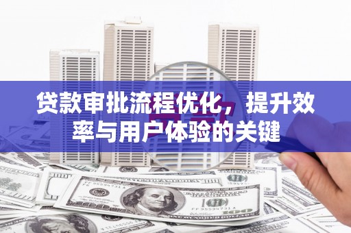 高树贷款审批流程优化，提升效率与用户体验的关键