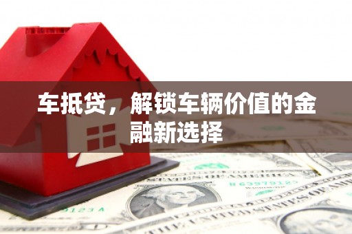 高树车抵贷，解锁车辆价值的金融新选择