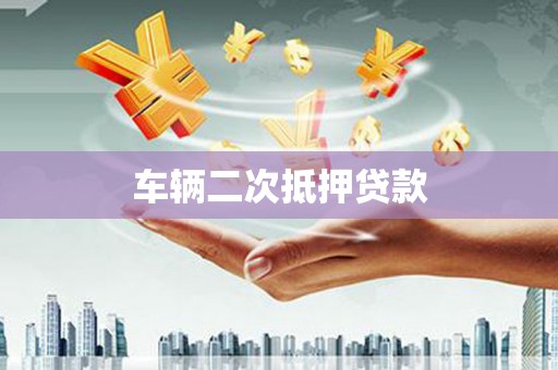 高树车辆二次抵押贷款