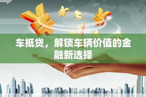 高树车抵贷，解锁车辆价值的金融新选择