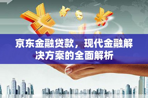 高树京东金融贷款，现代金融解决方案的全面解析