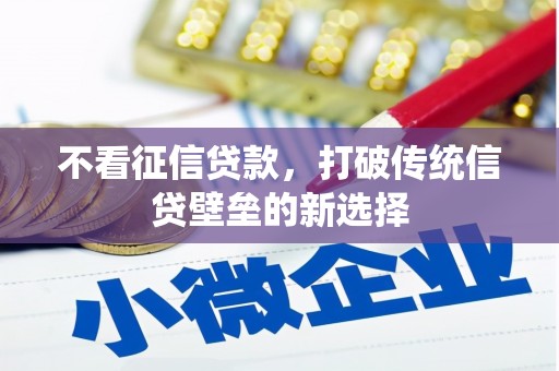 高树不看征信贷款，打破传统信贷壁垒的新选择