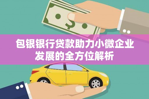 高树包银银行贷款助力小微企业发展的全方位解析
