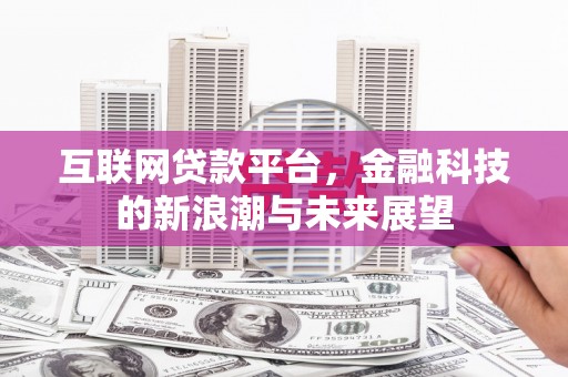 高树互联网贷款平台，金融科技的新浪潮与未来展望