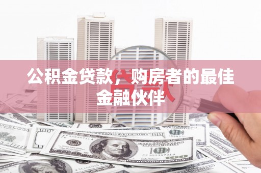 高树公积金贷款，购房者的最佳金融伙伴