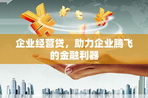 高树企业经营贷，助力企业腾飞的金融利器