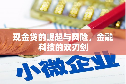 高树现金贷的崛起与风险，金融科技的双刃剑