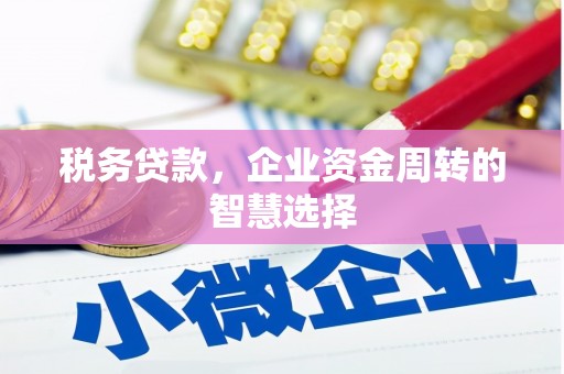 高树税务贷款，企业资金周转的智慧选择
