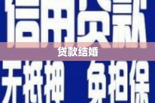高树贷款结婚