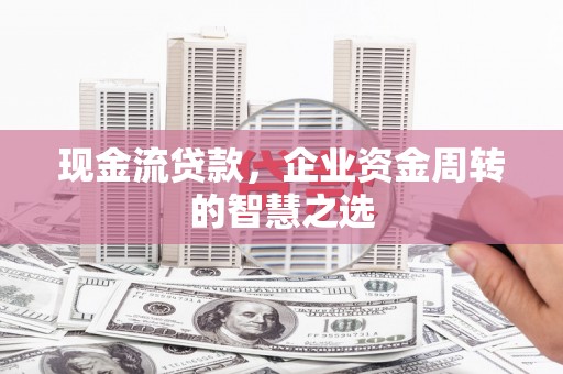 高树现金流贷款，企业资金周转的智慧之选