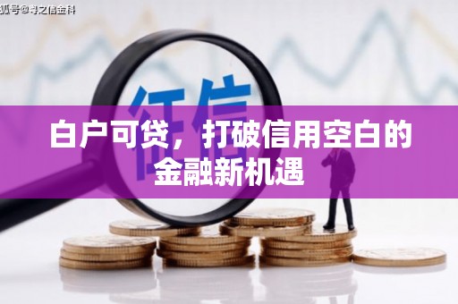 高树白户可贷，打破信用空白的金融新机遇