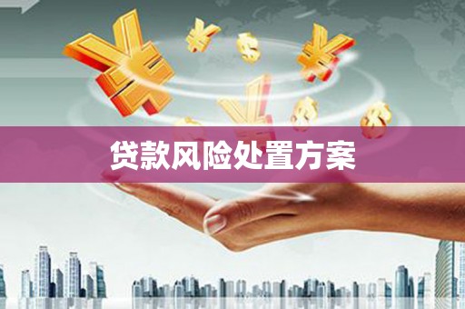 高树贷款风险处置方案