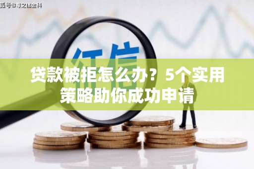 高树贷款被拒怎么办？5个实用策略助你成功申请