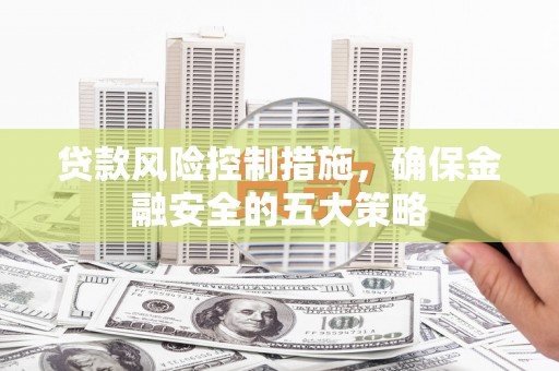 高树贷款风险控制措施，确保金融安全的五大策略