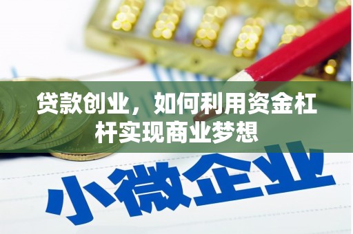 高树贷款创业，如何利用资金杠杆实现商业梦想
