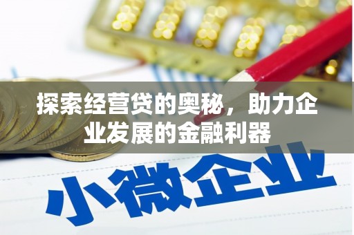 高树探索经营贷的奥秘，助力企业发展的金融利器