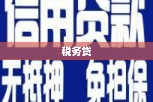 高树税务贷