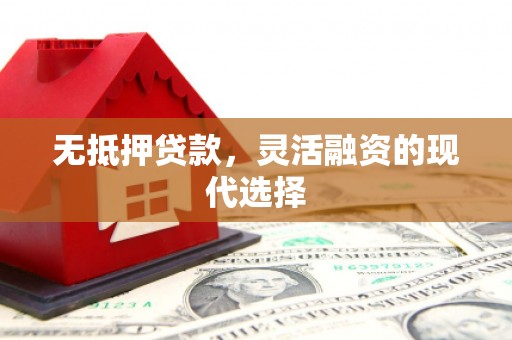 高树无抵押贷款，灵活融资的现代选择