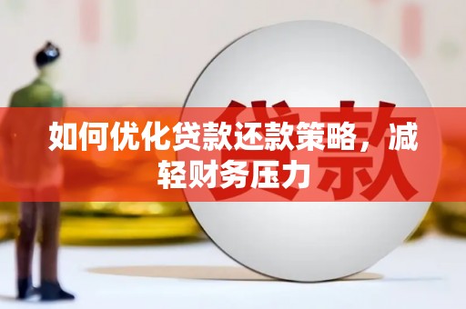 高树如何优化贷款还款策略，减轻财务压力