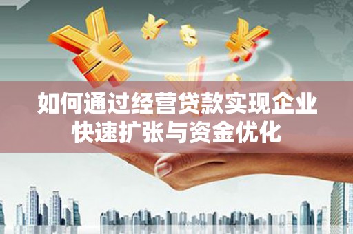 高树如何通过经营贷款实现企业快速扩张与资金优化