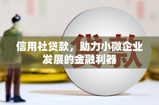 高树信用社贷款，助力小微企业发展的金融利器