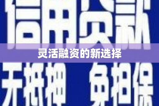 高树灵活融资的新选择