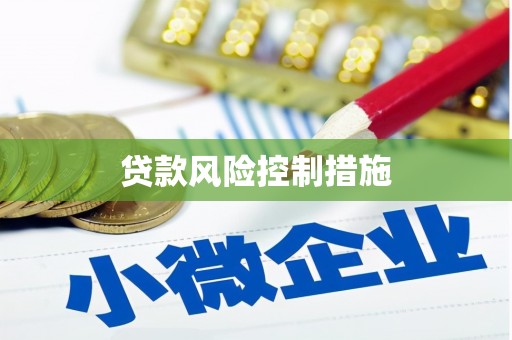 高树贷款风险控制措施