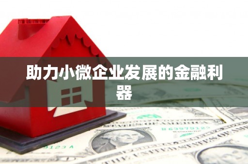 高树助力小微企业发展的金融利器