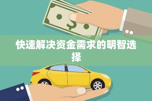 高树快速解决资金需求的明智选择