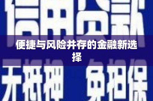高树便捷与风险并存的金融新选择