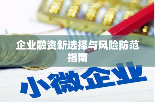 高树企业融资新选择与风险防范指南
