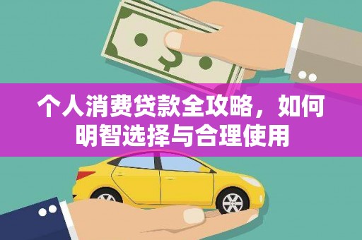 高树个人消费贷款全攻略，如何明智选择与合理使用