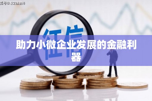 高树助力小微企业发展的金融利器